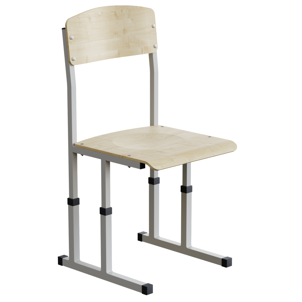 Стілець на лижах з регулюванням висоти № 4-6, квадратна/ГФ HPL МЕБЛІ ТЕХНОСТИЛЬ